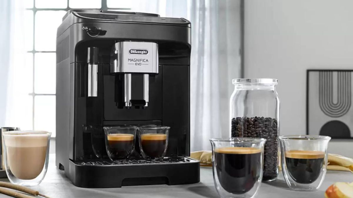 De’Longhi Magnifica Evo Automatic Espresso & Coffee Machine with Manual  Frother