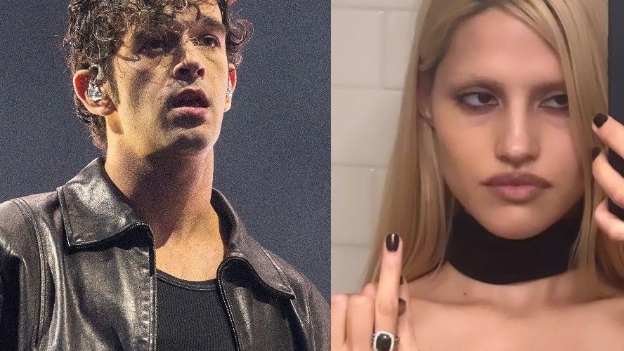 Matty Healy and Gabbriette Bechtel