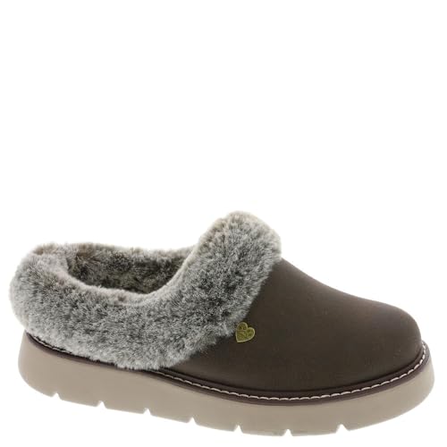 Skechers Women&#039;s Keepsakes Lite-Cozy Blend Slipper, Chocolate, 7