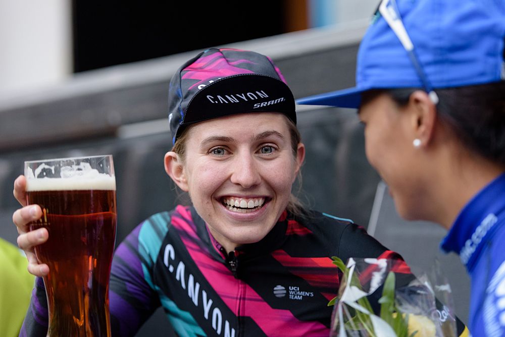Alexis Ryan (CANYON//SRAM Racing) at Th&uuml;ringen Rundfarht 2016 - Stage 1