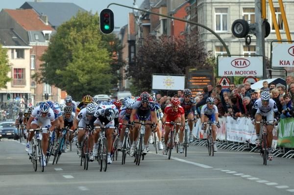 It was another furious sprint at Franco-Belge.