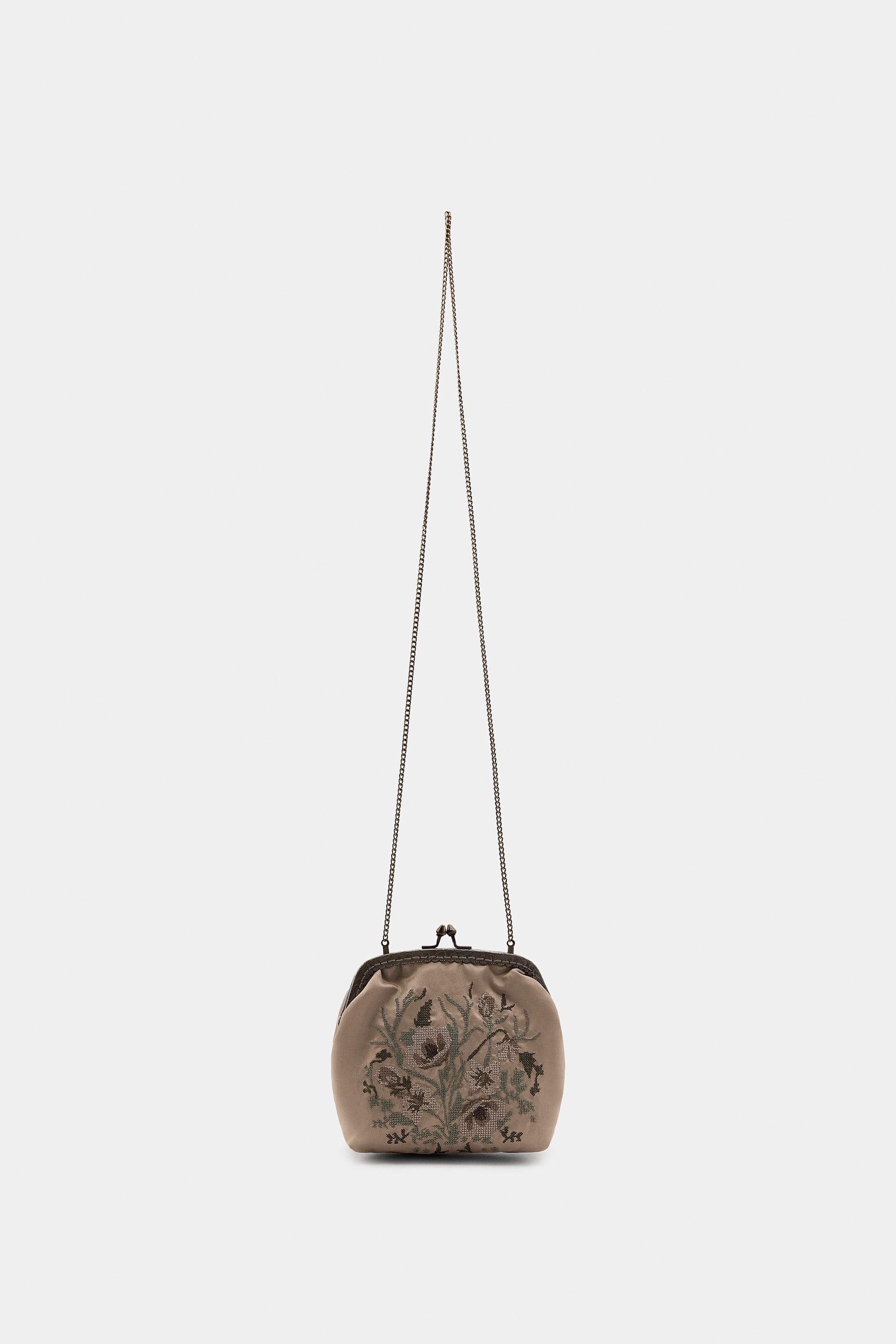 Floral Embroidery Bag