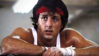 Close up of Rocky Balboa in his self-titled 1976 movie