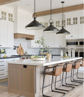 taupe kitchen cabinets