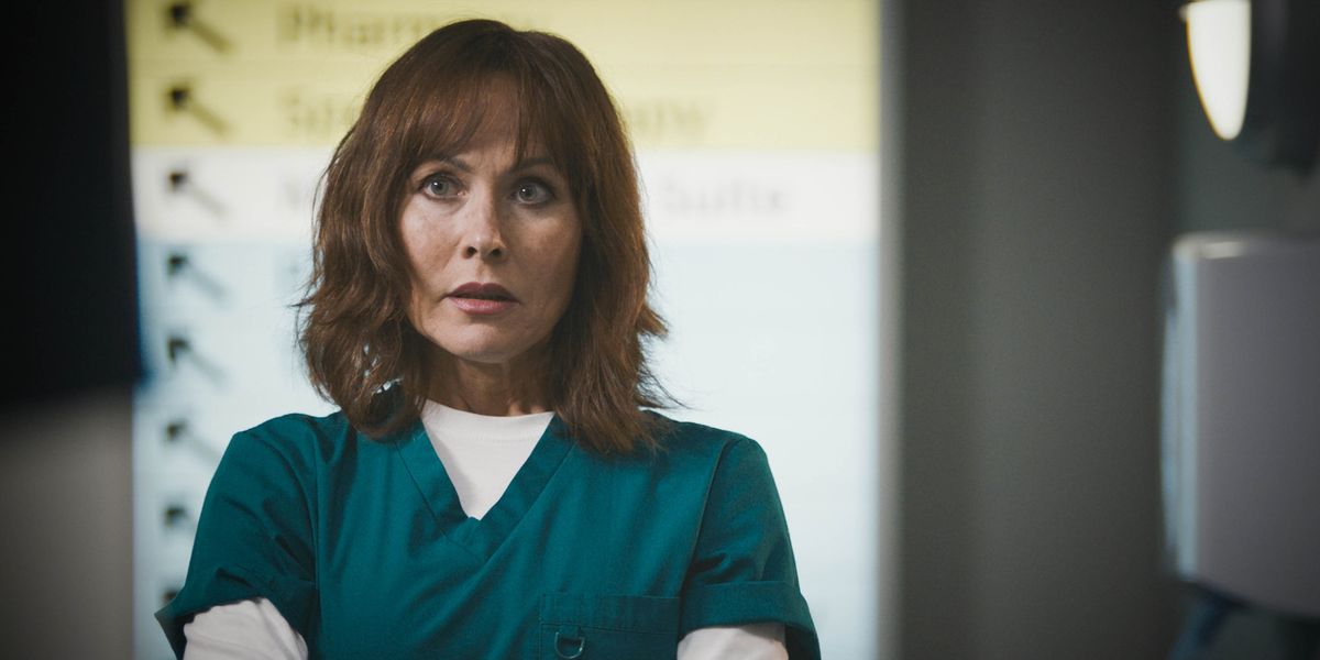 Casualty star Amanda Mealing as Connie Beauchamp