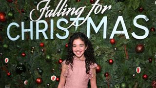 Olivia Perez at the premiere of Falling for Christmas