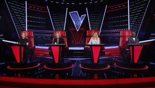The Voice coaches red chairs