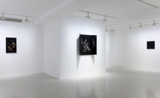 Installation view of Oliver Beer’s ‘Household Gods’ at Galerie Thaddaeus Ropac, Pari