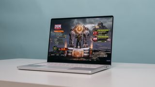 Asus ROG Zephyrus G14 (2024) on a table