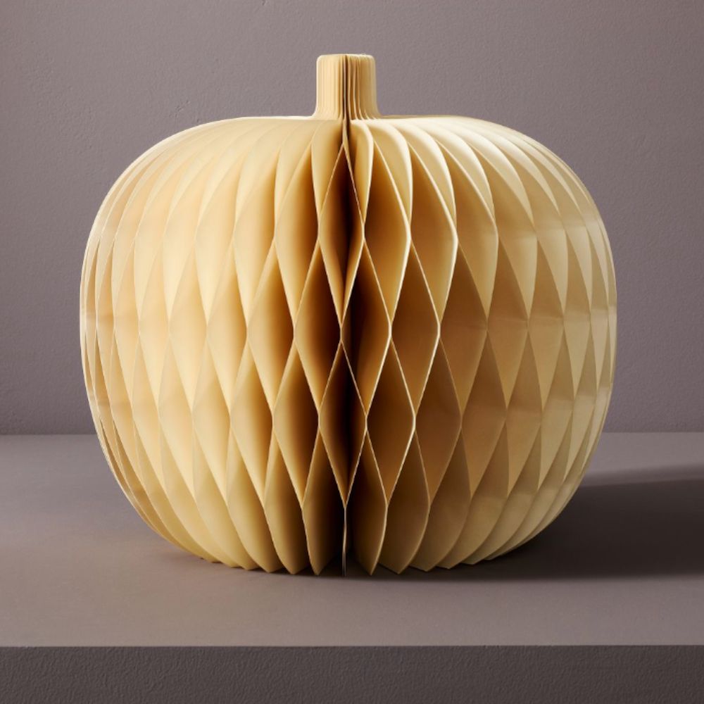 Paper pumpkin decoration