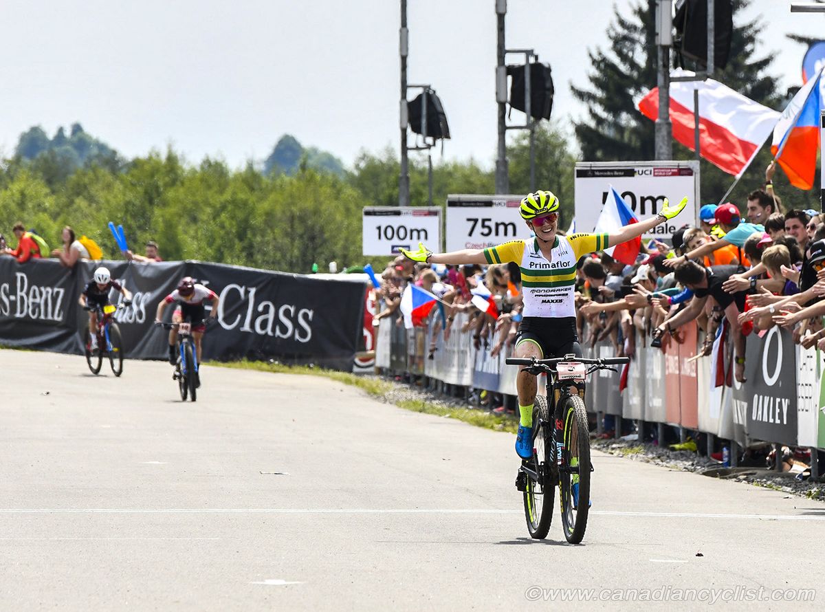 Second place for Rebecca McConnell (Aus) Primaflor Mondraker Rotor