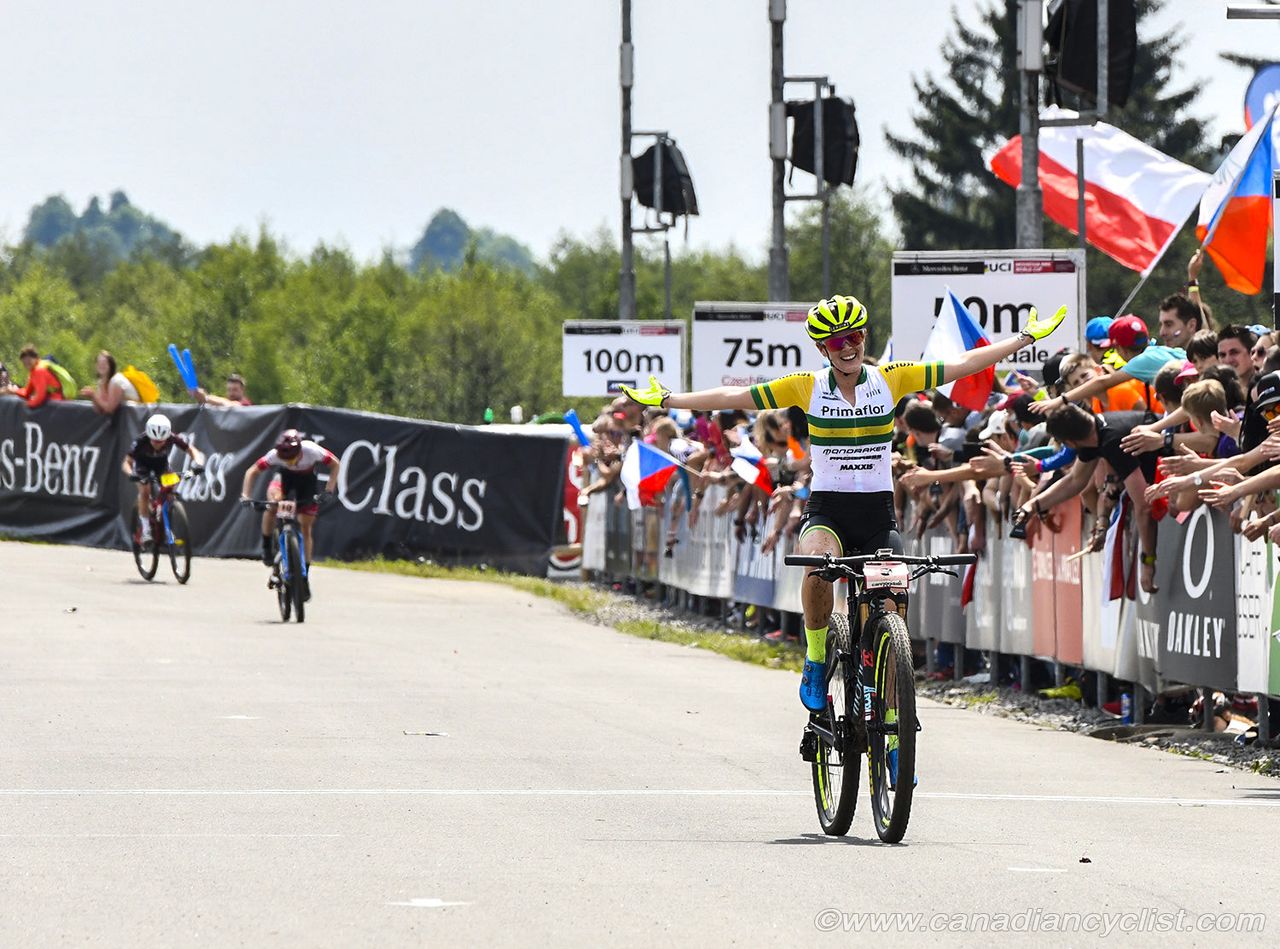 Second place for Rebecca McConnell (Aus) Primaflor Mondraker Rotor