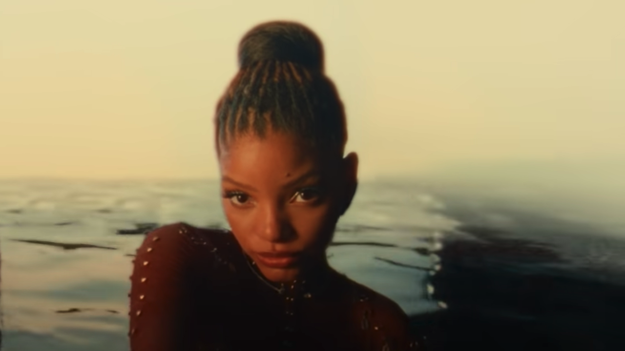 Halle Bailey in the music video for Ungodly Hour
