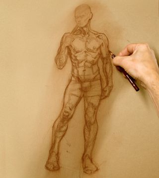 How to draw a figure: Figure with enlarged head