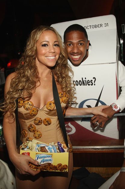 Nick Cannon and Mariah Carey as Milk and Cookies