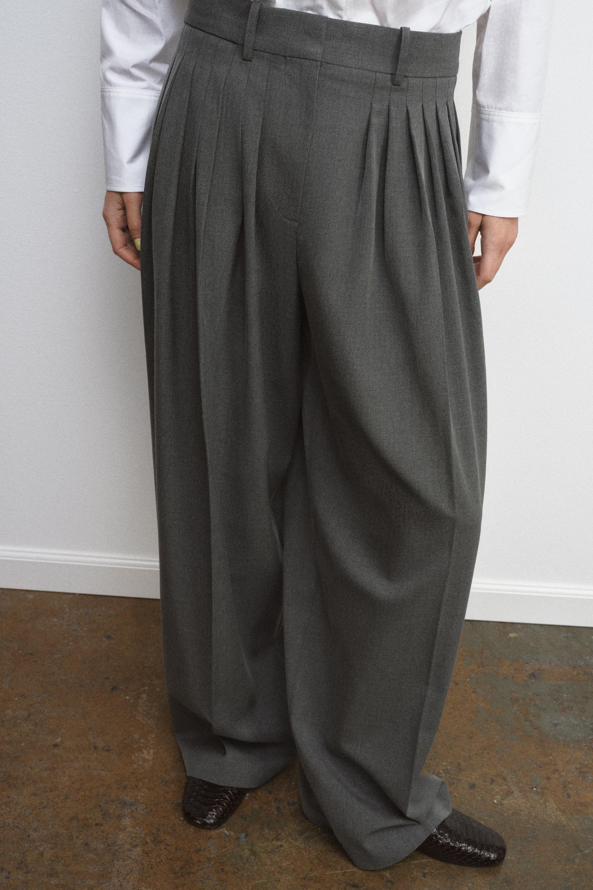 Zw Collection Darted Trousers