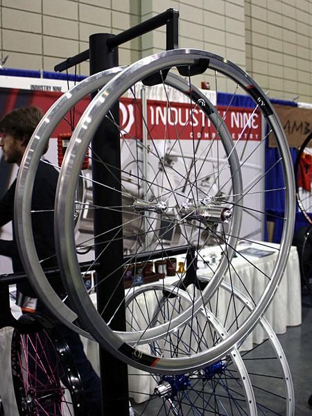 Industry Nine was on hand at NAHBS with its innovative wheel and hub designs.
