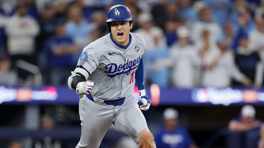 Shohei Ohtani in MLB action for the Los Angeles Dodgers