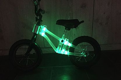 New Ride Phantom balance bike comes with light up plastic frame