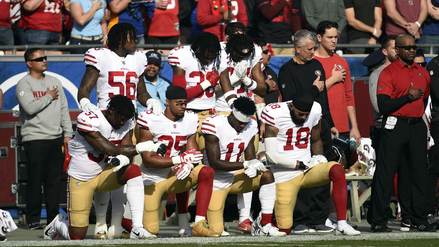 NFL anthem policy: League sides with Donald Trump's campaign against black  political power.