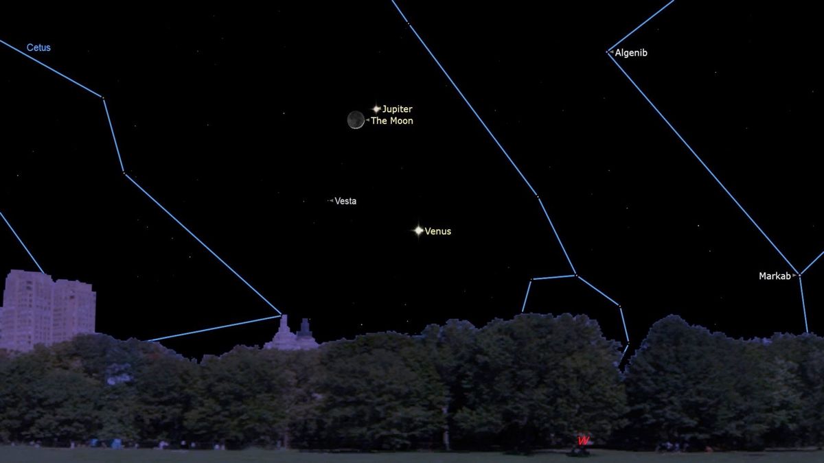 Onderscheid terugtrekken kousen Watch the moon meet up with Jupiter in the night sky tonight | Space