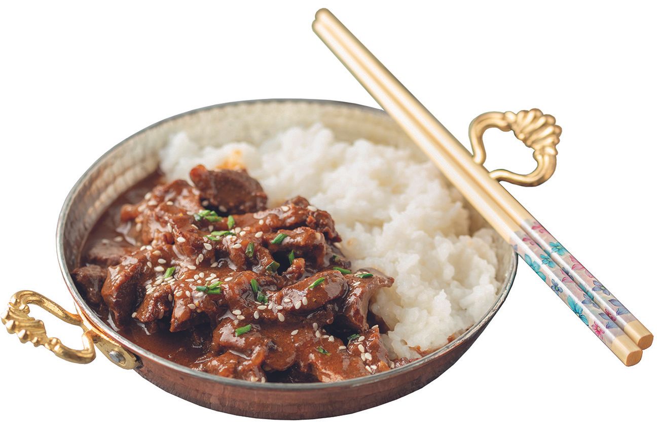 dish of Korean bulgogi