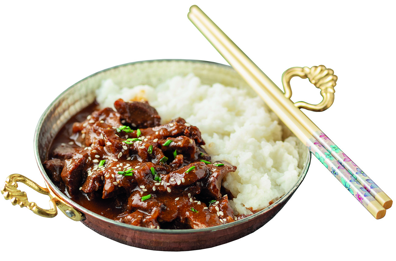 dish of Korean bulgogi