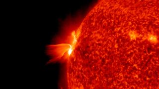 a major solar flare