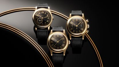 The Baltic gold range on a black background