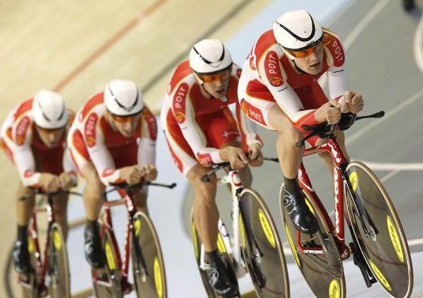 The hometown favorites, Denmark, went out too fast and fell apart a bit.