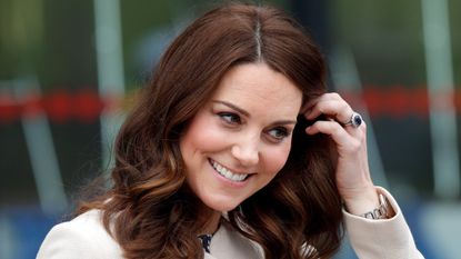 Catherine, Duchess of Cambridge attends a SportsAid event at the Copper Box Arena in Queen Elizabeth Olympic Park on March 22, 2018 in London, England