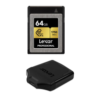 Lexar Pro CFexpress 64GB w/ card reader | was $149.99 | now $89.99Save $60US DEAL