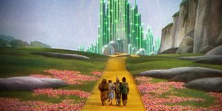 The Wizard of Oz yellow brick road