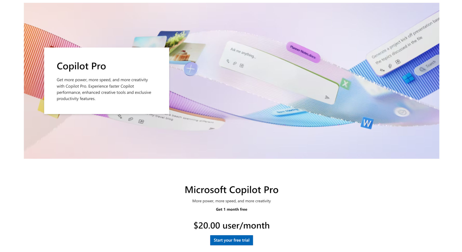 Copilot Pro free trial