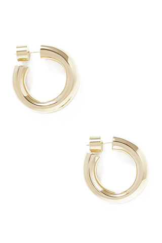 Kevin Huggies Gold-plated Hoop Earrings