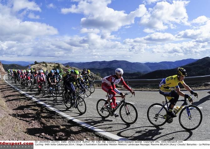 The riders had clear skies but cold weather