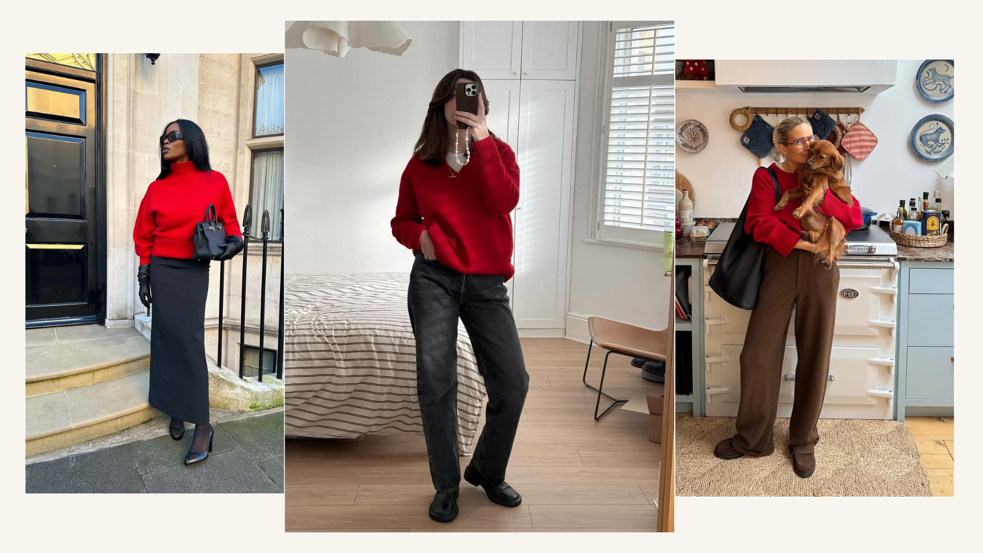 Red Jumper Outfits
