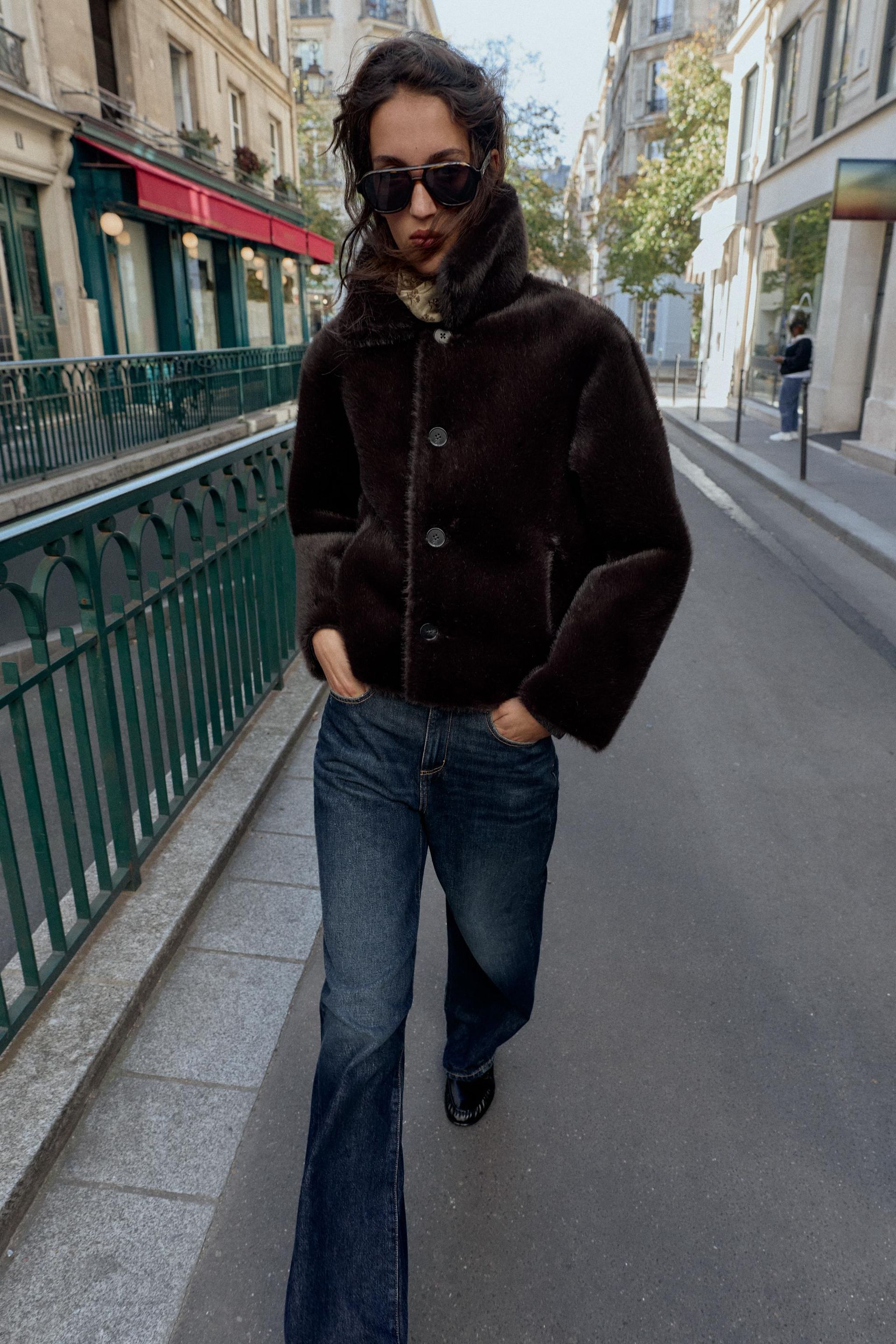 Reversible Double Faced Faux Leather Jacket