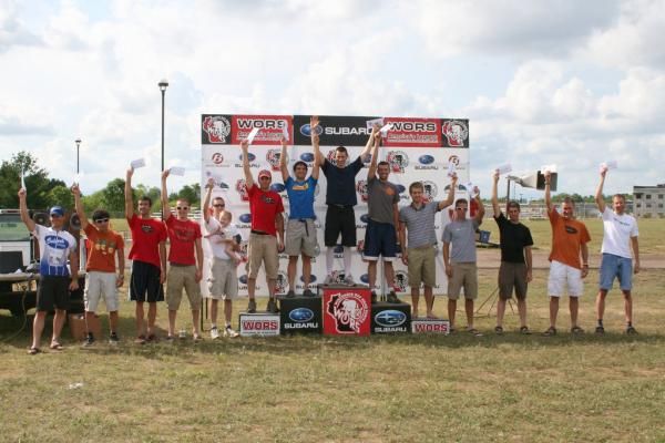 Men's podium