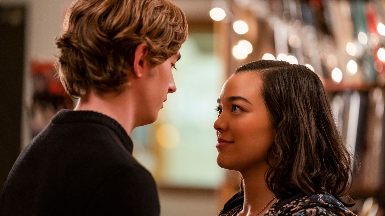 Dash &amp; Lily, AUSTIN ABRAMS as DASH and MIDORI FRANCIS as LILY