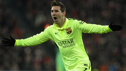 Barcelona's Argentinian forward Lionel Messi