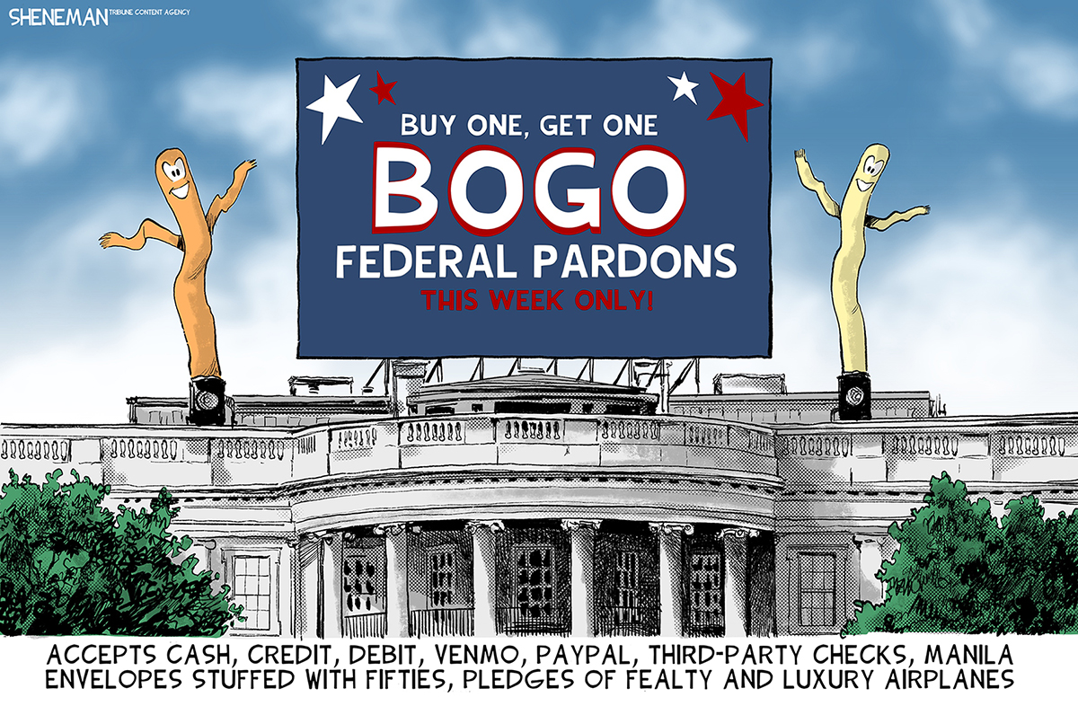 Political cartoon
