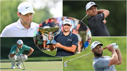 Scottie Scheffler, Xander Schauffele, Rory McIlroy, Jon Rahm and Patrick Cantlay