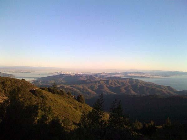 The view from Mount Tamalpais