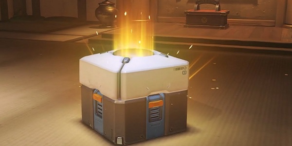 A loot box in Overwatch.