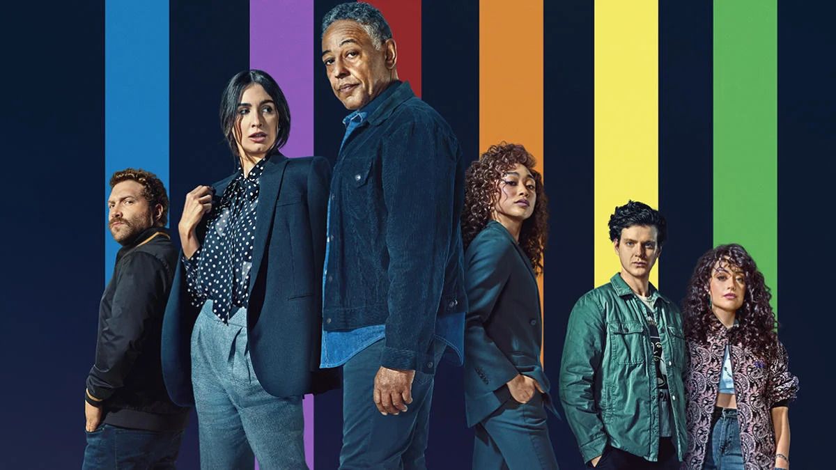 Cast poster for Kaleidoscope on Netflix