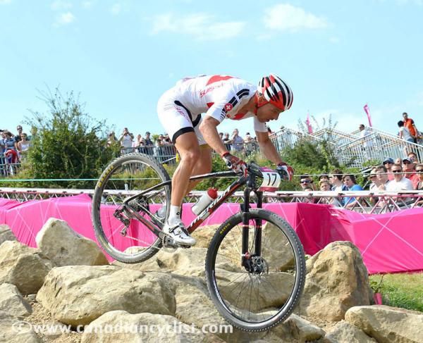 Ralph N&auml;ef (Switzerland) rode into the top-twenty