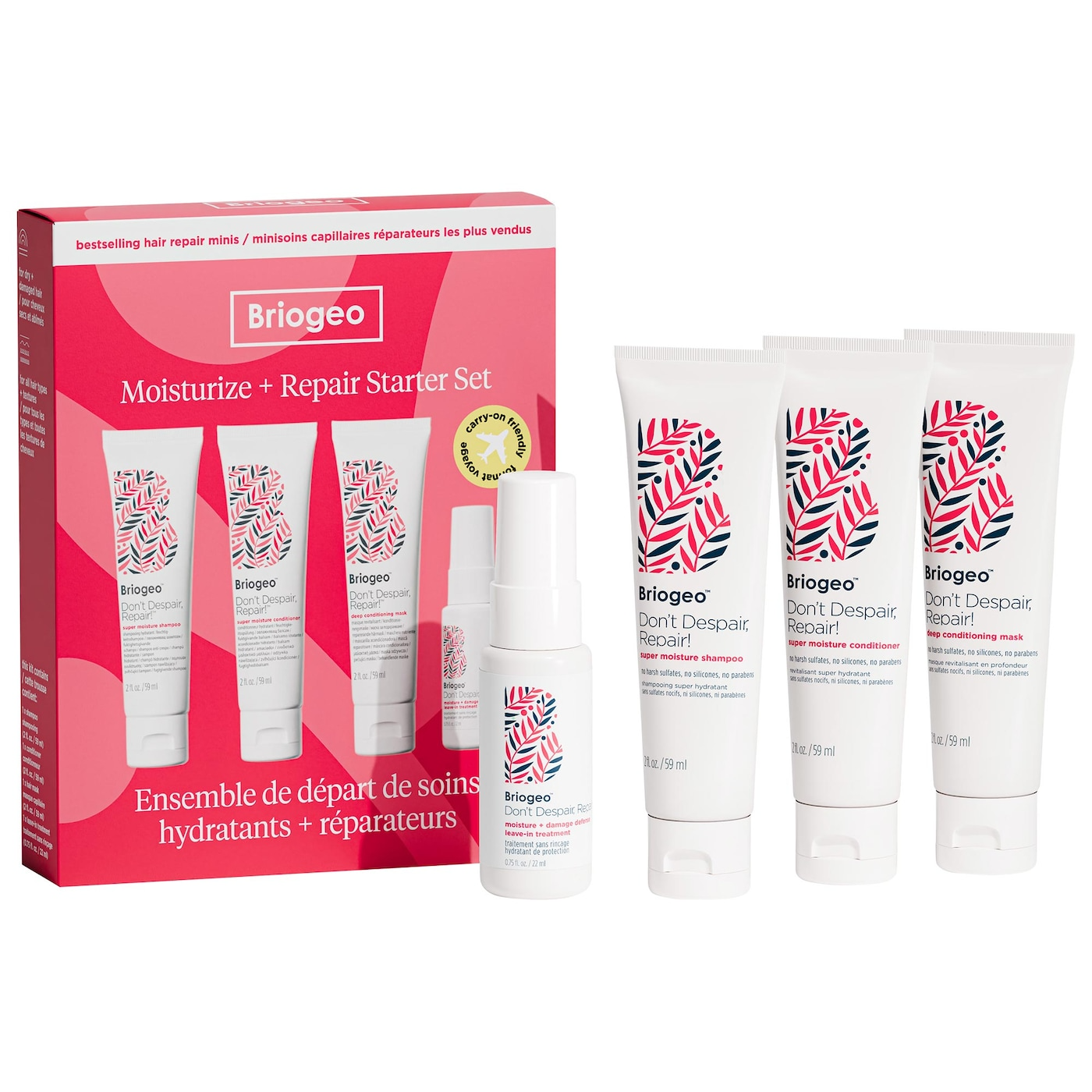 Briogeo Don't Despair, Repair! Moisturize + Repair Starter Set