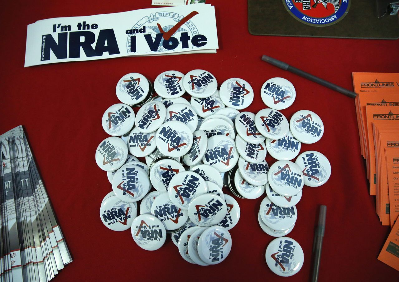 NRA pins. 