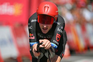 As it happened: time trial specialist wins stage while red jersey is successfully defended at stage 18 of the Vuelta a España
